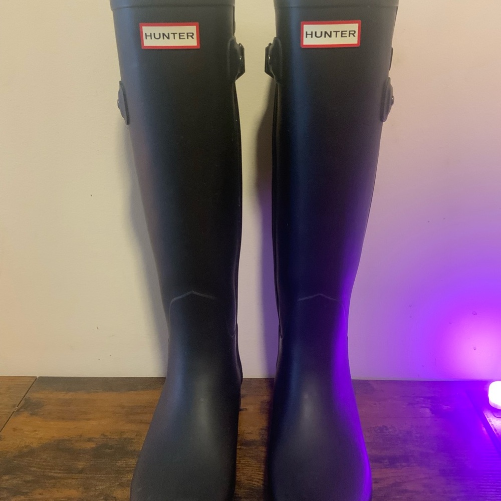 Hunter Black Rain Boots